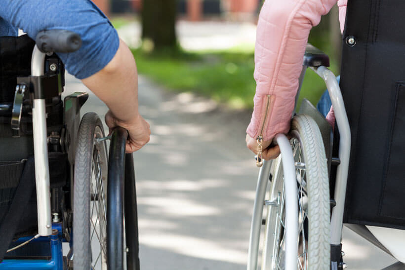 disabled couple