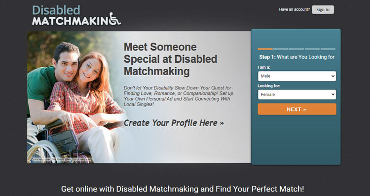 Disabled Matchmaking Review Homepage